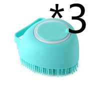 Silicone Dog & Cat Bath Massage Gloves Brush
