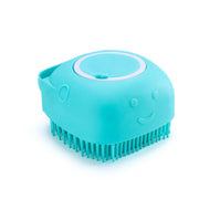 Silicone Dog & Cat Bath Massage Gloves Brush