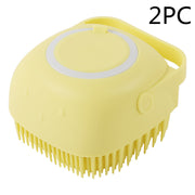 Silicone Dog & Cat Bath Massage Gloves Brush