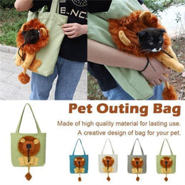 Soft Pet Carriers Lion Design  Bag Cat Dog