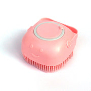 Silicone Dog & Cat Bath Massage Gloves Brush